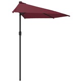 Balkonparasol Bordeauxrood Aluminium 300x155cm - 35% Korting