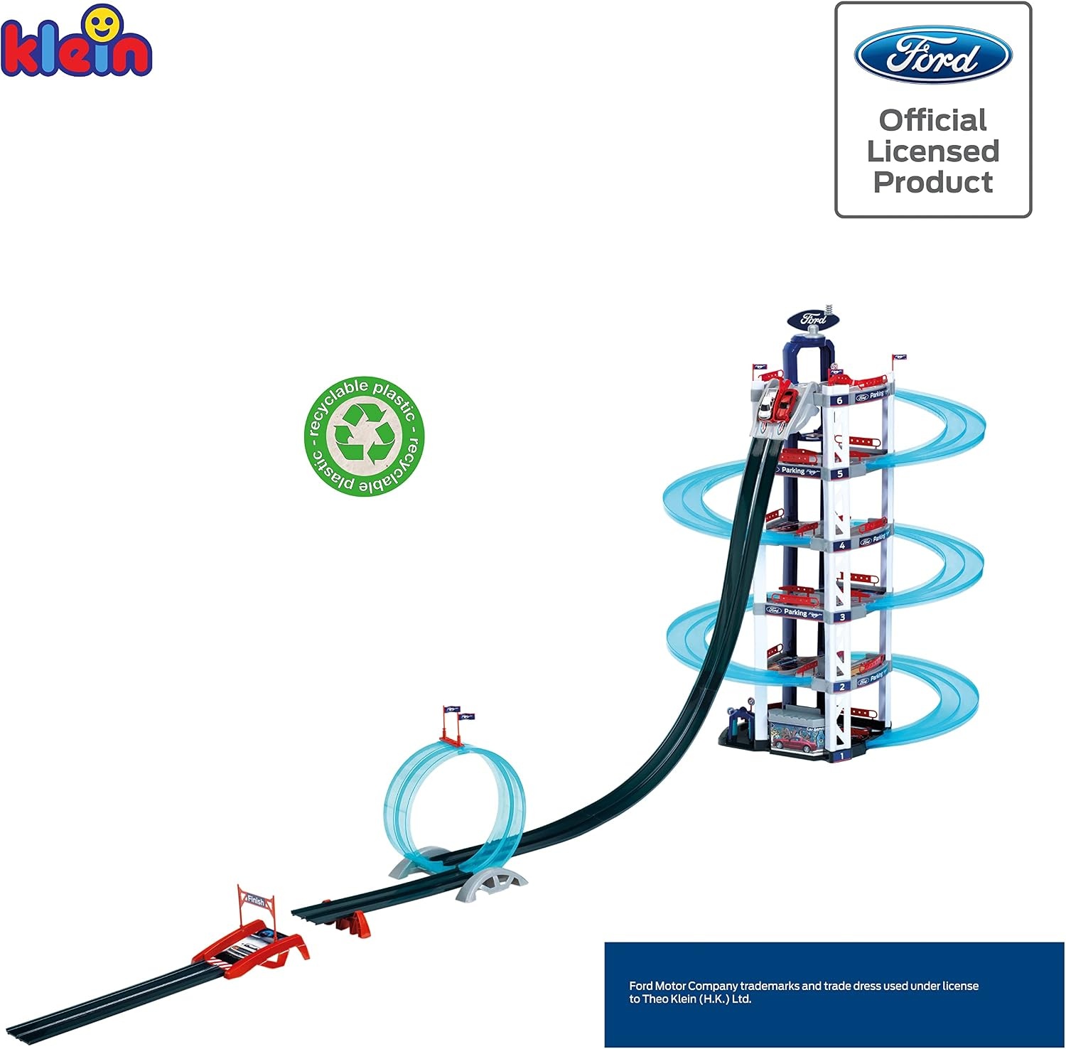 Parkeergarage 1m Hoog, 6 Verdiepingen met Looping & Lift - 34% Korting