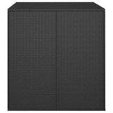 VidaXL Tuinbox 100x97.5x104 cm Polyetheen Rattan Zwart - 35% Korting