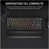 Mechanisch Gaming Toetsenbord AZERTY Zwart met Korting
