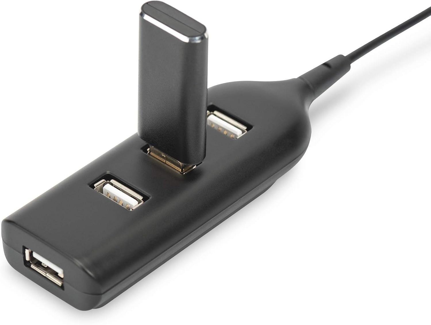 USB Hub 4-poorts Zwart 480 Mbit/s - 56% Korting