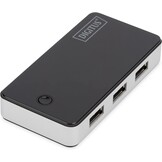 USB Hub 4-poorts Zwart 480 Mbit/s - 56% Korting