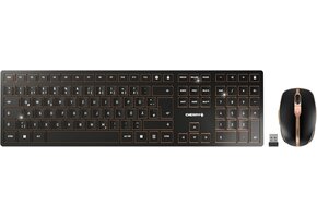 Draadloos Toetsenbord & Muis Set CHERRY DW 9100 SLIM Zwart-Brons (52% korting)