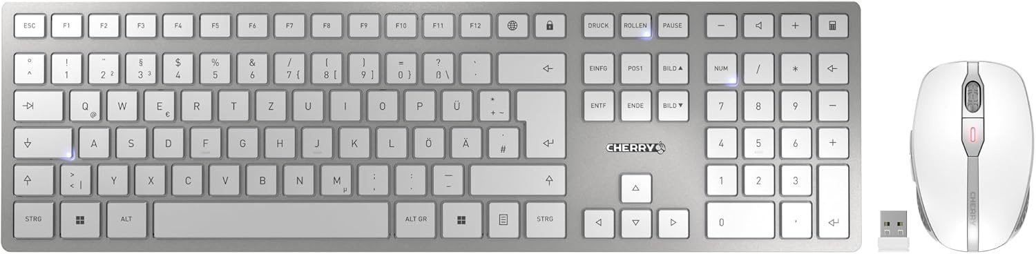 Draadloze Toetsenbord & Muis Set CHERRY DW 9100 SLIM Zwart-Brons (34% korting)
