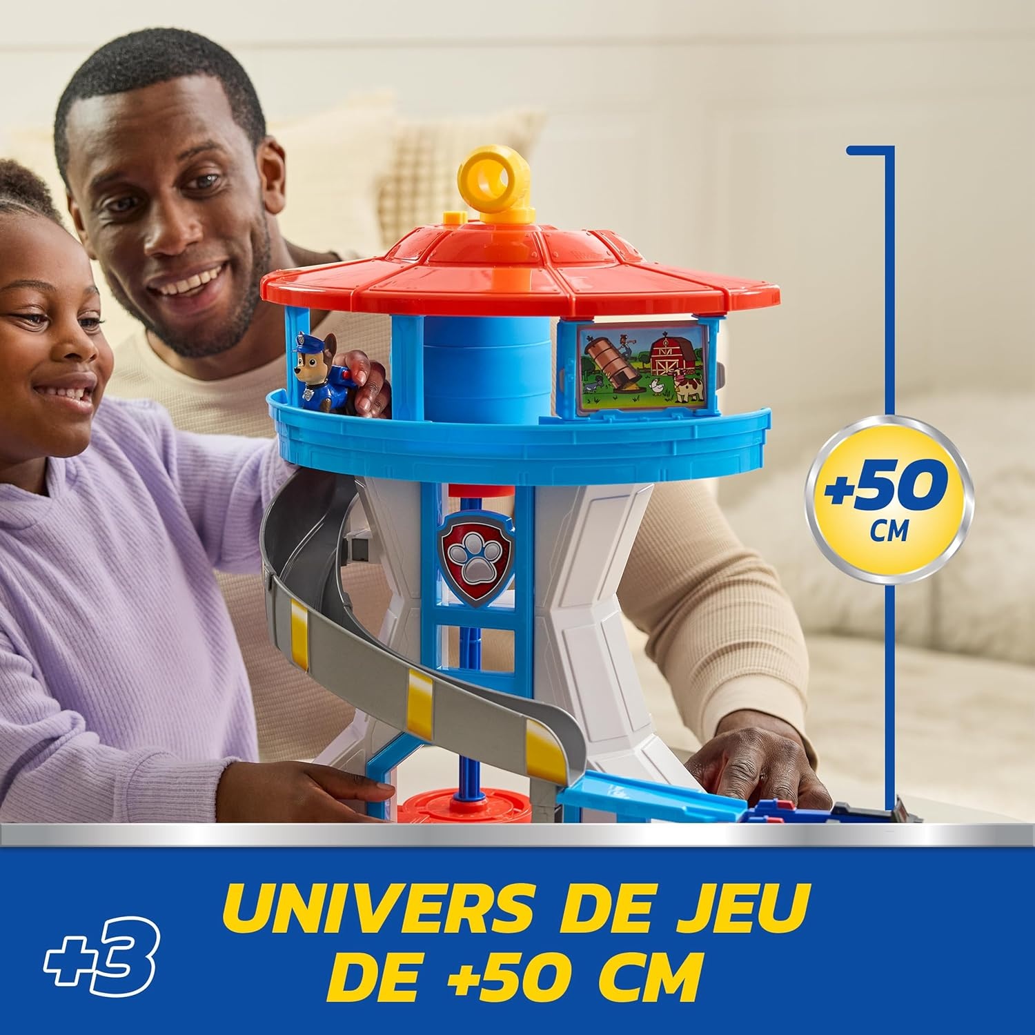 PAW Patrol Uitkijktoren Speelset - 50cm met Chase Figuren & Auto - 53% Korting