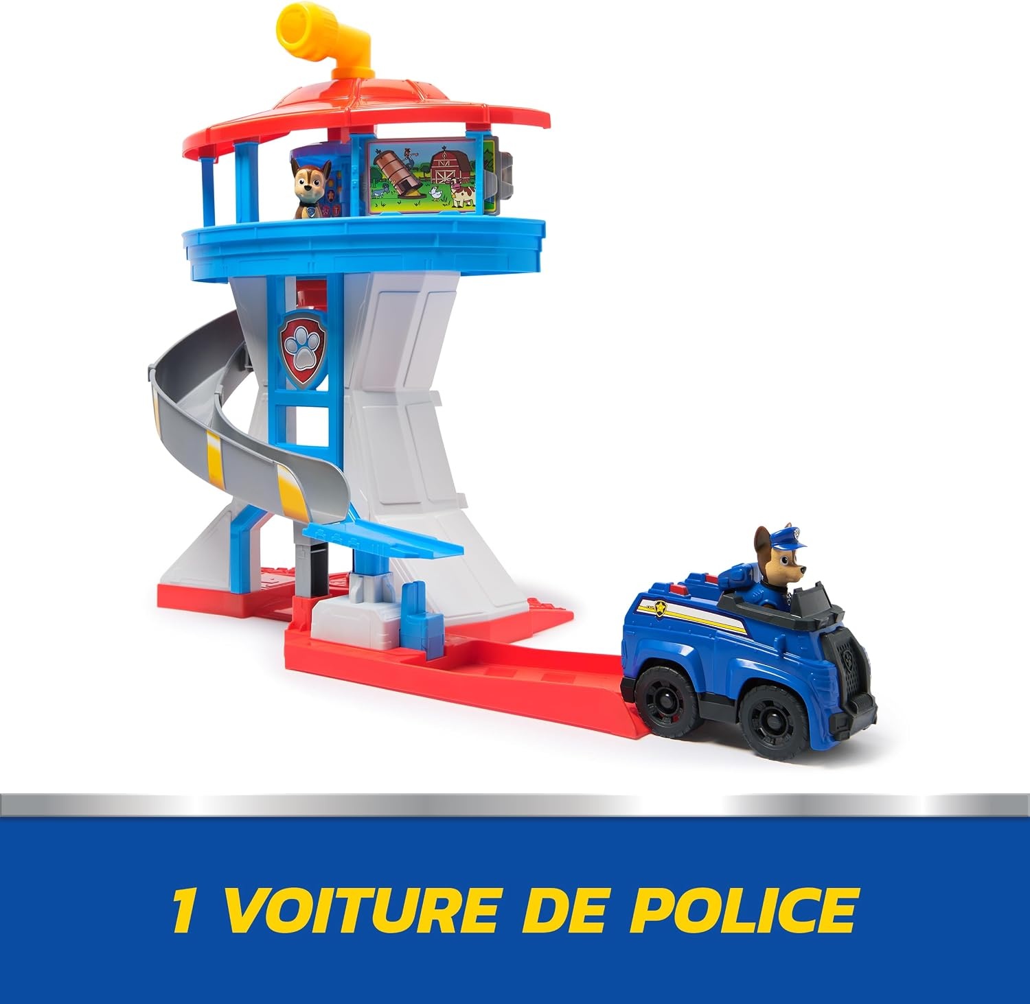 PAW Patrol Uitkijktoren Speelset - 50cm met Chase Figuren & Auto - 53% Korting