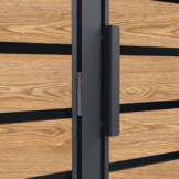Container Ombouw voor 3 Kliko's - Houtlook Antraciet - 40% Korting!