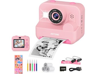 Direct Print Kinder Camera Roze - 34% Korting - 1080p HD