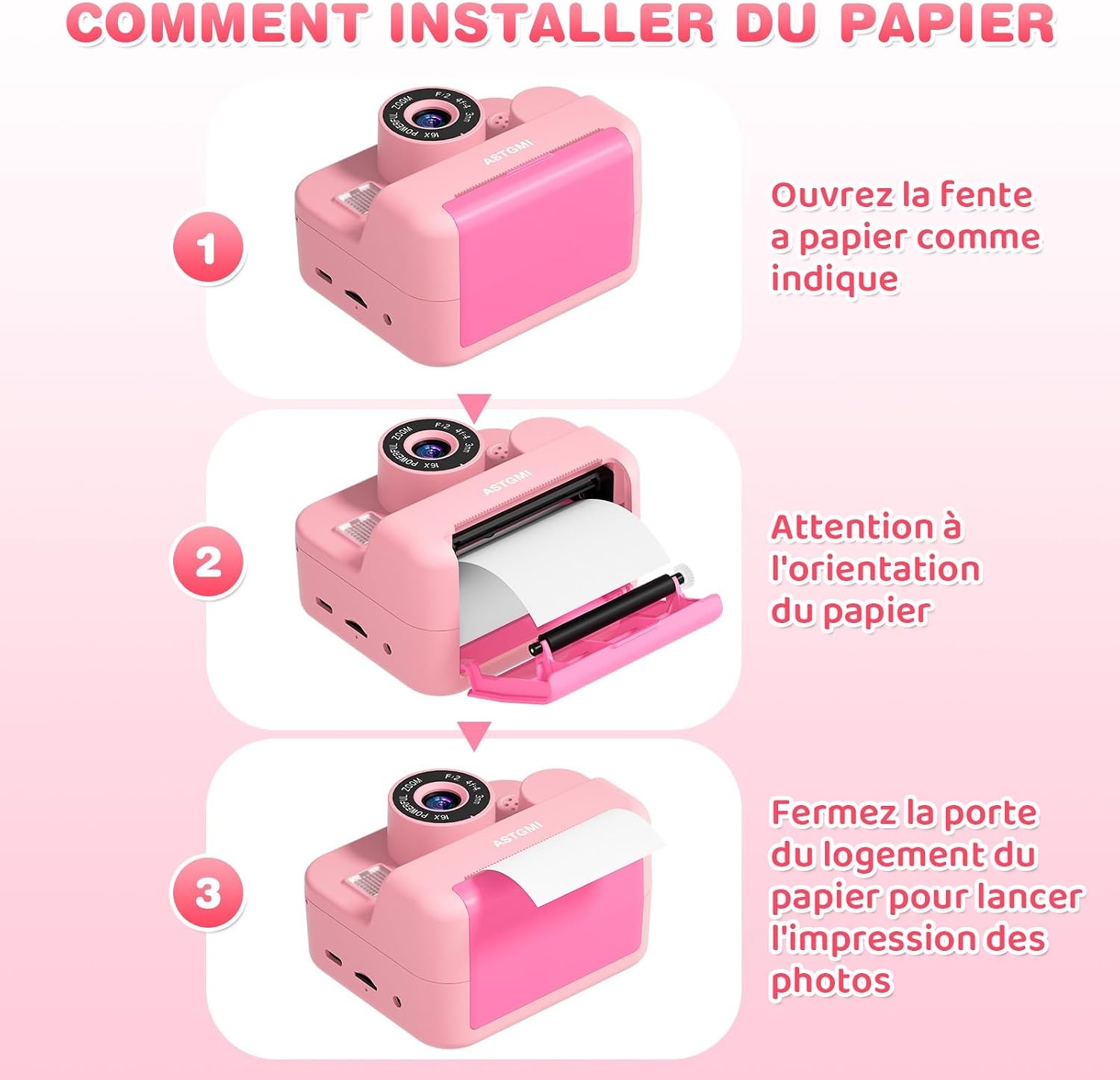 Direct Print Kinder Camera Roze - 34% Korting - 1080p HD