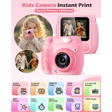 Direct Print Kinder Camera - 1080p HD, 20MP, 2.4" Scherm - 34% Korting