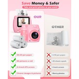 Direct Print Kinder Camera - 1080p HD, 20MP, 2.4" Scherm - 34% Korting