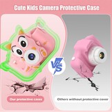 Digitale Camera Kinderen Roze Dinosaurus - 1080P HD, 20MP, Selfie Functie (34% Korting)