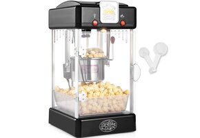 Popcornmachine Tafelmodel Zwart 300W met 46% Korting