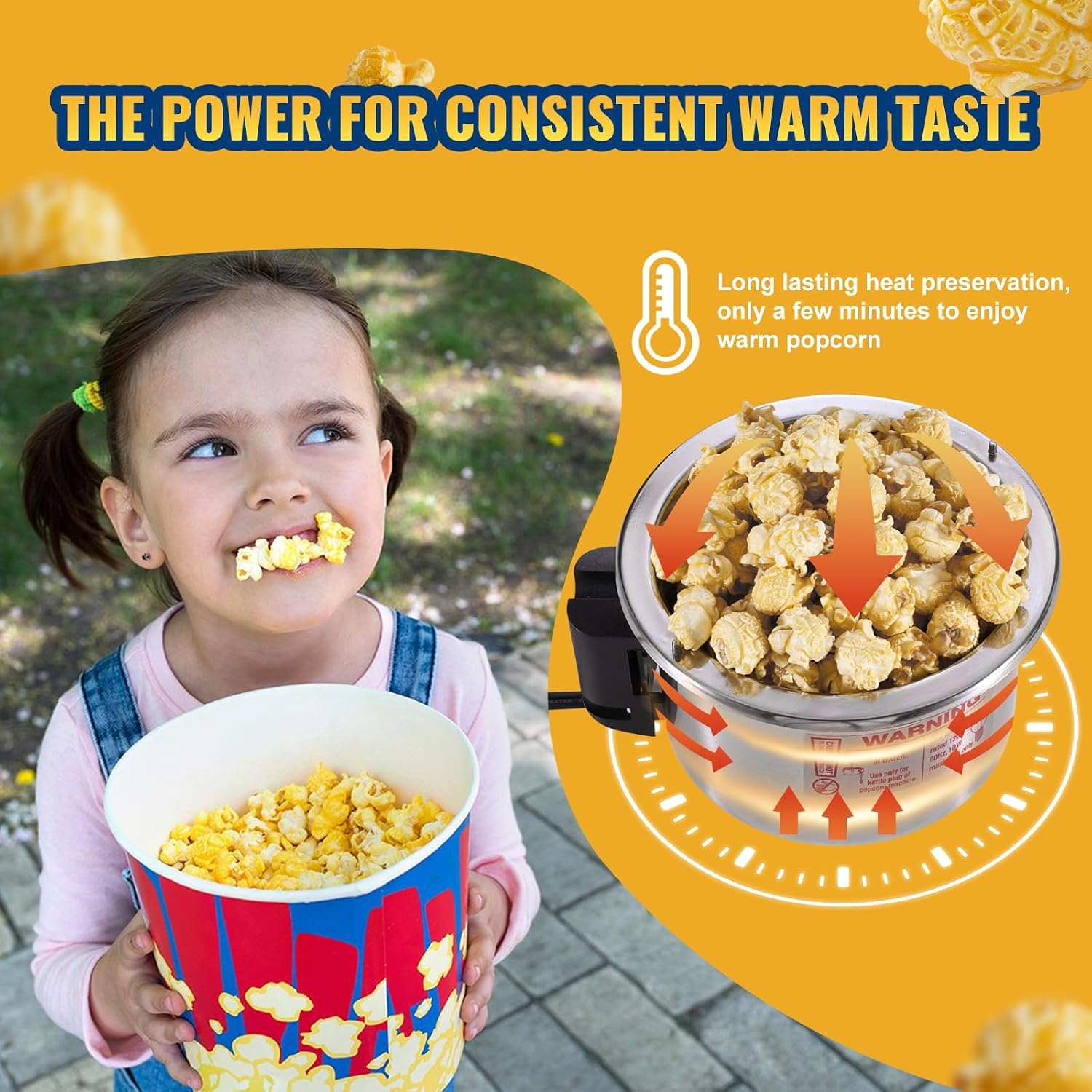 Popcornmachine Tafelmodel Zwart 300W - 34% Korting!