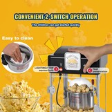 Popcornmachine Tafelmodel Zwart 300W - 34% Korting!
