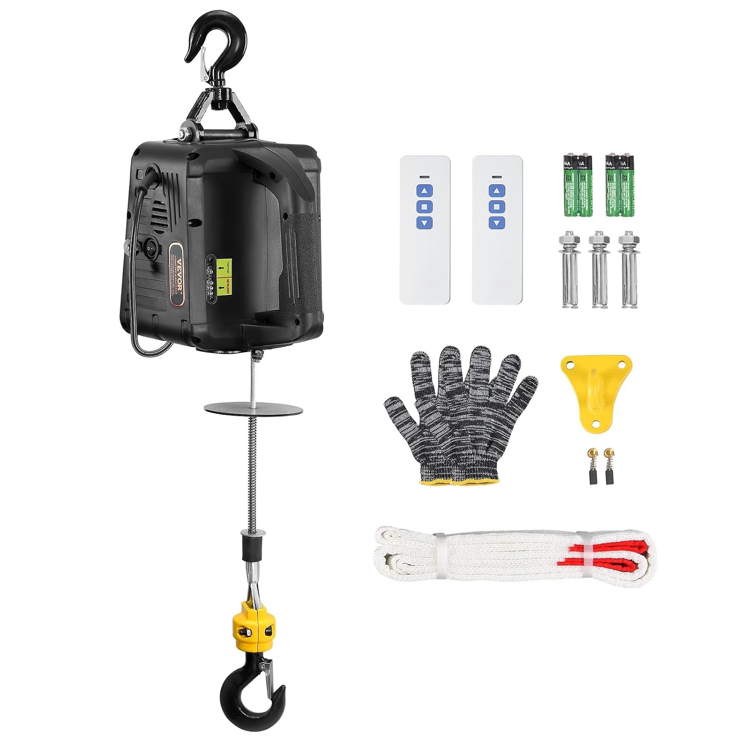 Elektrische Lier 499 kg - 1500W - 7m Hefhoogte - 35% Korting