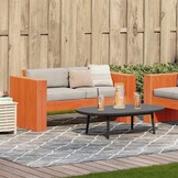 vidaXL Tuinbank Grenenhout 134x60x62 cm Wasbruin - 35% Korting
