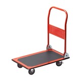 Inklapbare Platformwagen - 150kg - Parkeerrem - Zwenkwielen - Staal - 34% Korting