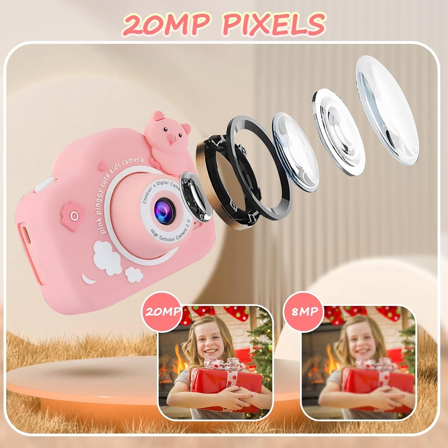 Digitale kinder camera met 32GB SD kaart - 33% korting