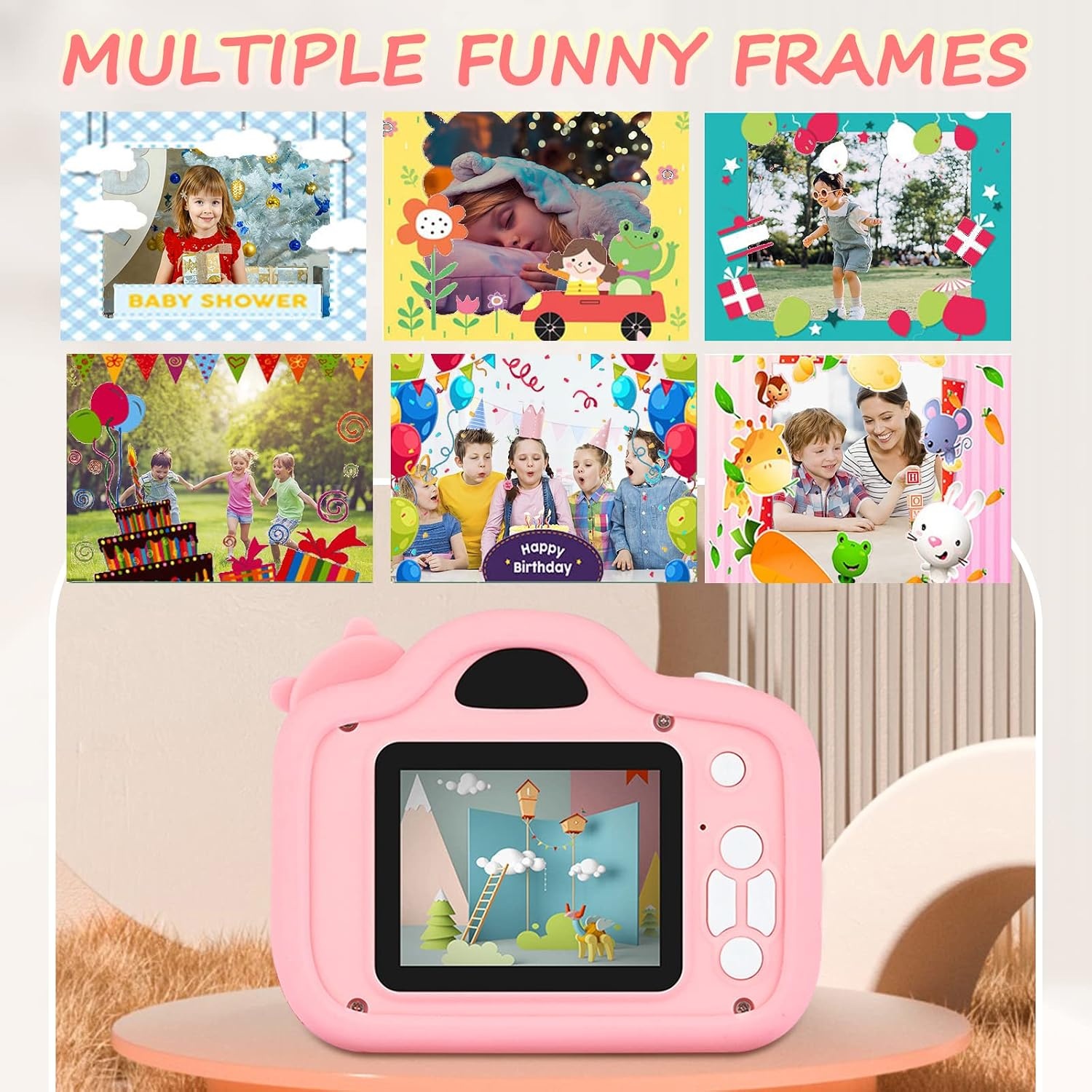 Digitale kinder camera met 32GB SD kaart - 33% korting