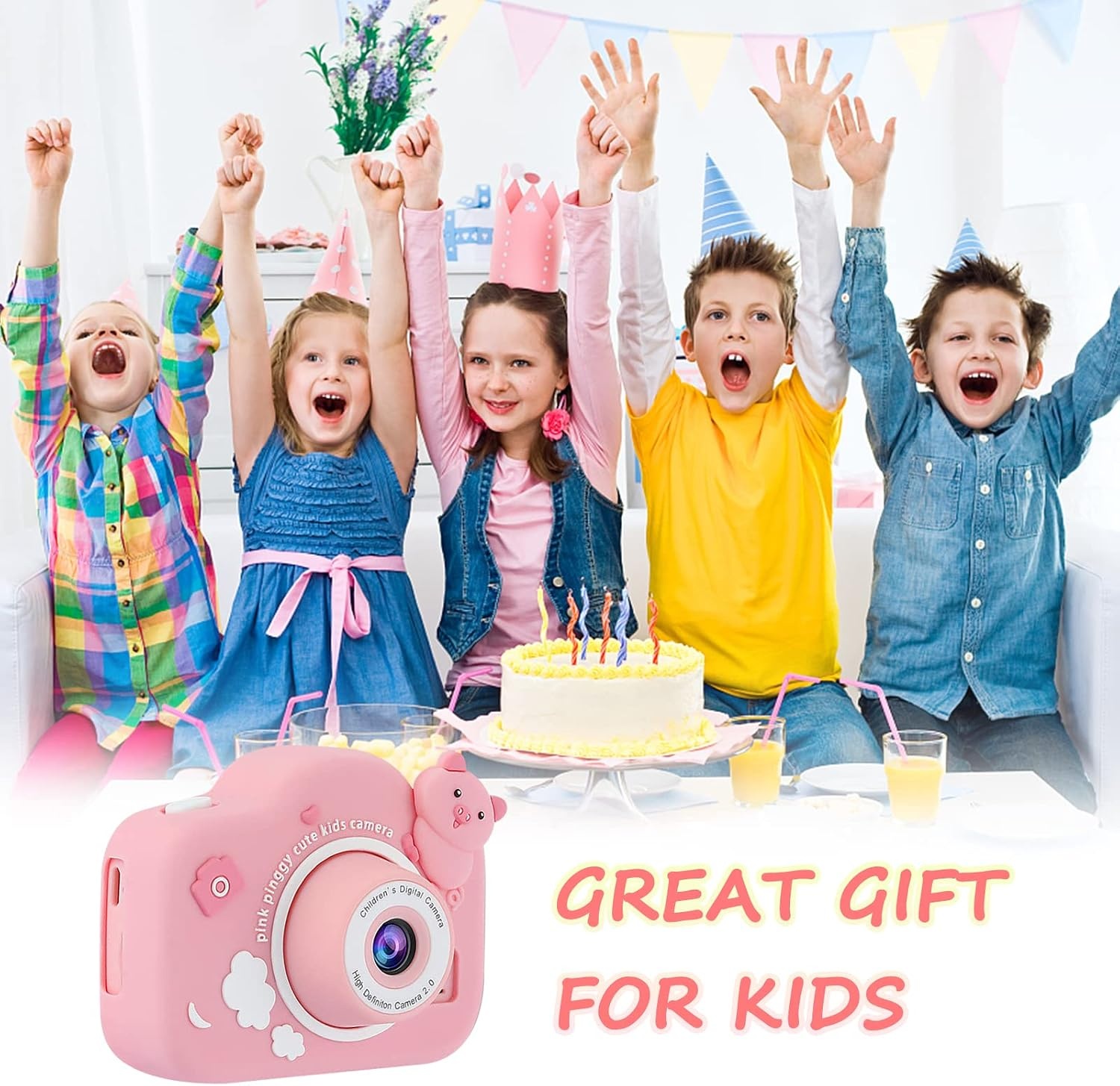 Digitale kinder camera met 32GB SD kaart - 33% korting