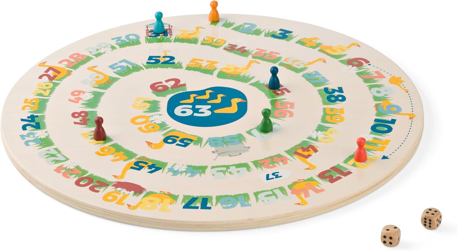 3-in-1 Bordspel: Tock, Ganzenbord & Ludo met 33% Korting