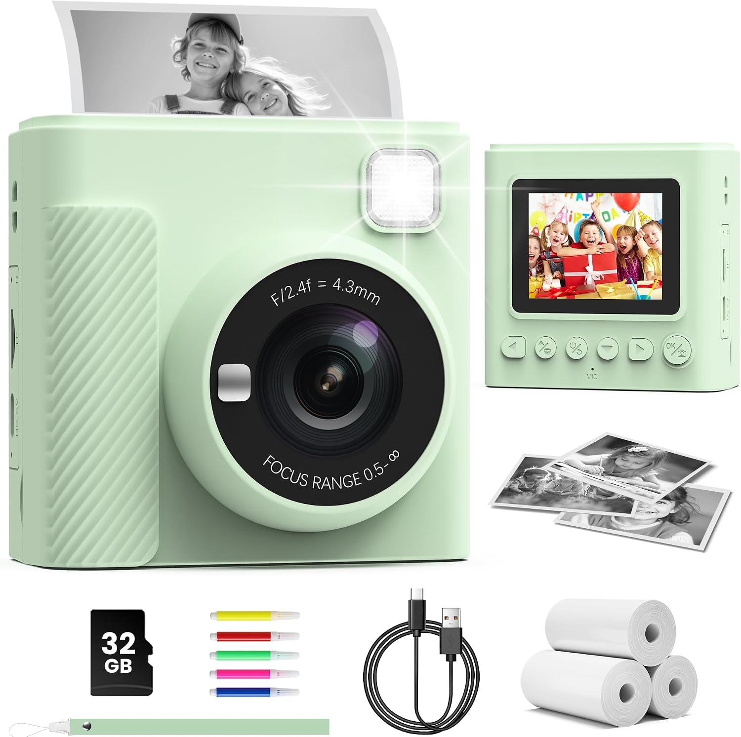 Kinder Direct Print Camera Blauw | 34% Korting