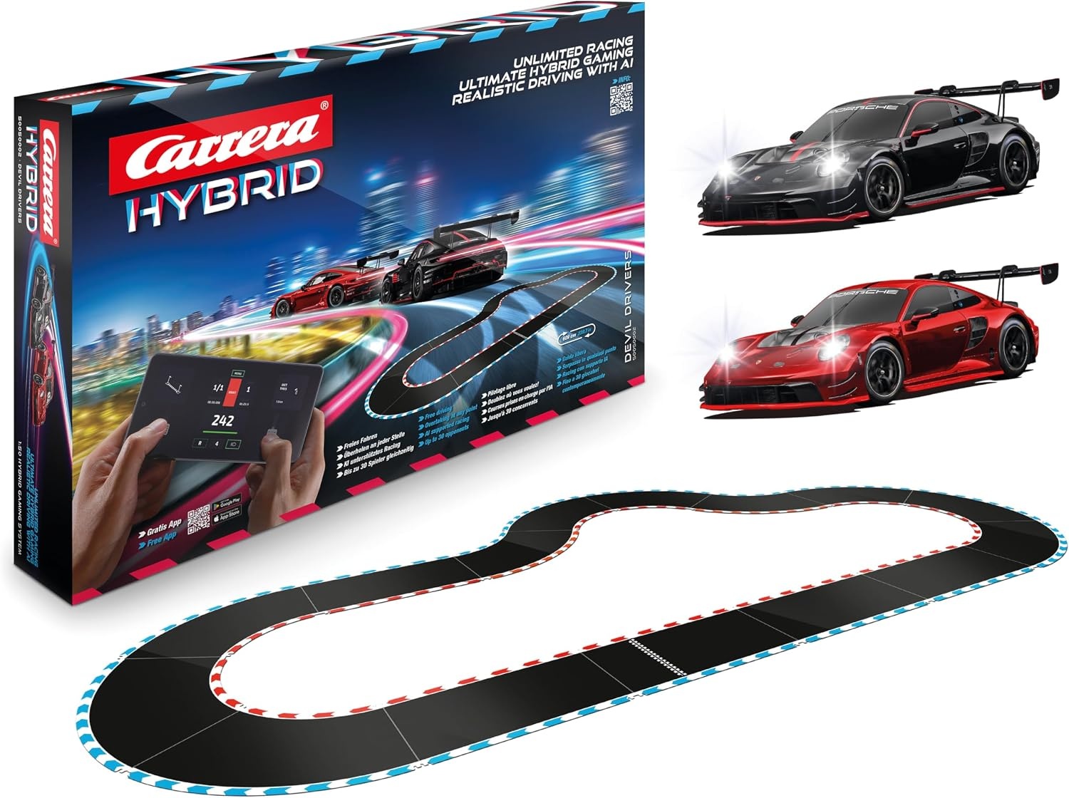 Porsche 911 GT3 R Raceauto 1:50 - Hybride & AI - 34% Korting