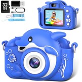 Kindercamera Blauw Dolfijn 20MP HD - 33% Korting