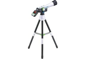 Kinder Telescoop met Statief - 110x Vergroting, NASA Media & Spel - 35% Korting