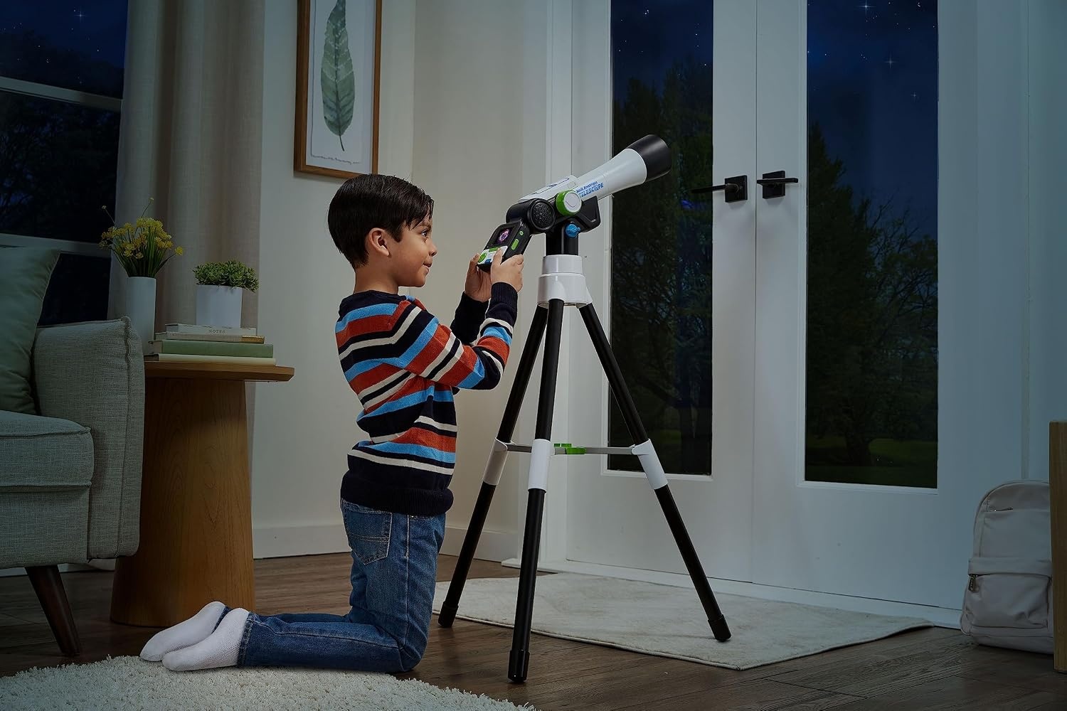 Kinder Telescoop met Statief - 110x Vergroting, NASA Media & Spel - 35% Korting