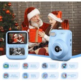 Instant Kindercamera met Printfunctie - 32GB & 3 Rollen Papier - 34% Korting