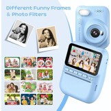 Instant Kindercamera met Printfunctie - 32GB & 3 Rollen Papier - 34% Korting