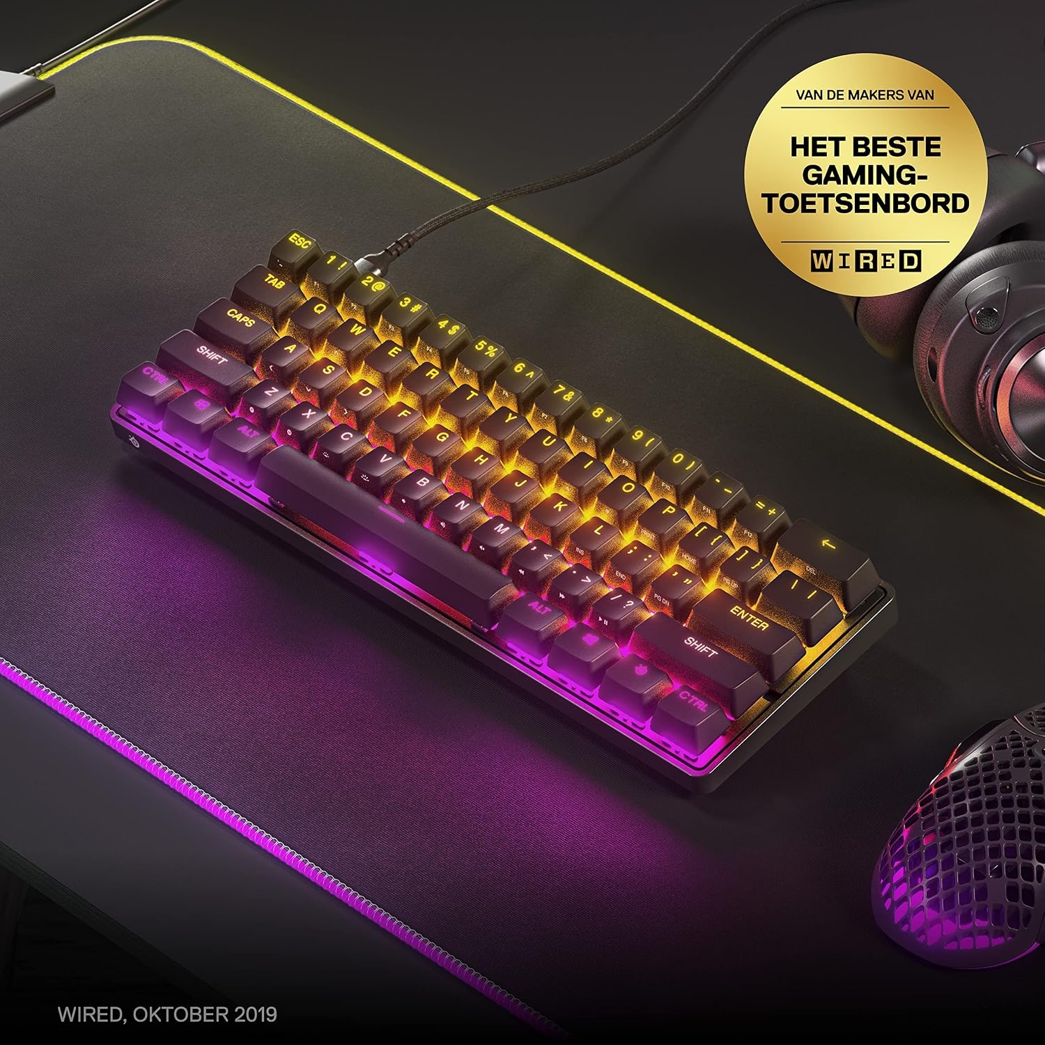 Gaming Toetsenbord Apex 9 Mini Nordic QWERTY 60% - 35% Korting
