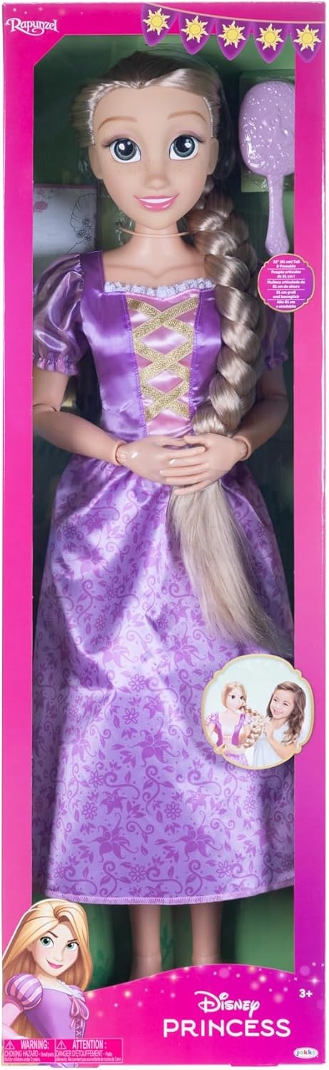 Prinsessenpop Rapunzel 81 cm met Lang Haar - 59% Korting