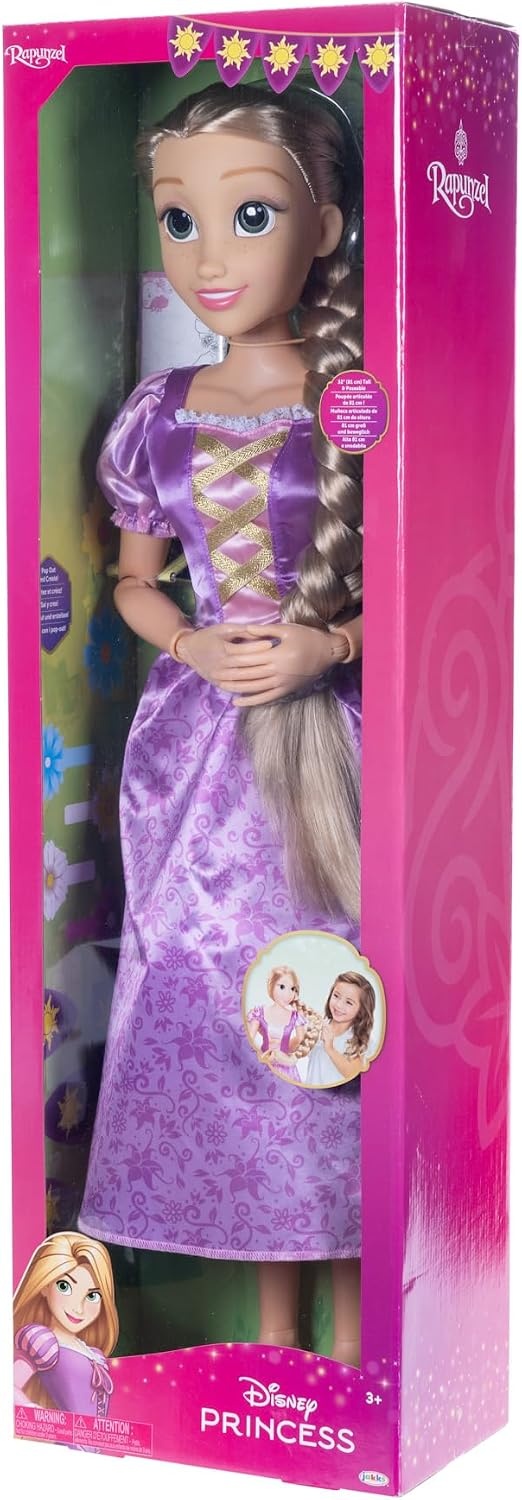 Prinsessenpop Rapunzel 81 cm met Lang Haar - 59% Korting