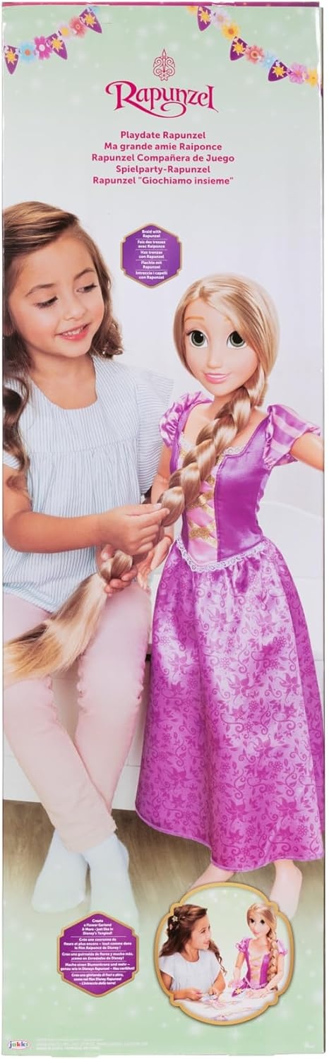 Prinsessenpop Rapunzel 81 cm met Lang Haar - 59% Korting
