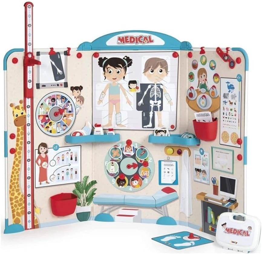 Smoby Dokterskoffer Inklapbaar - Karton & Metaal - Vanaf 3 Jaar - 34% Korting