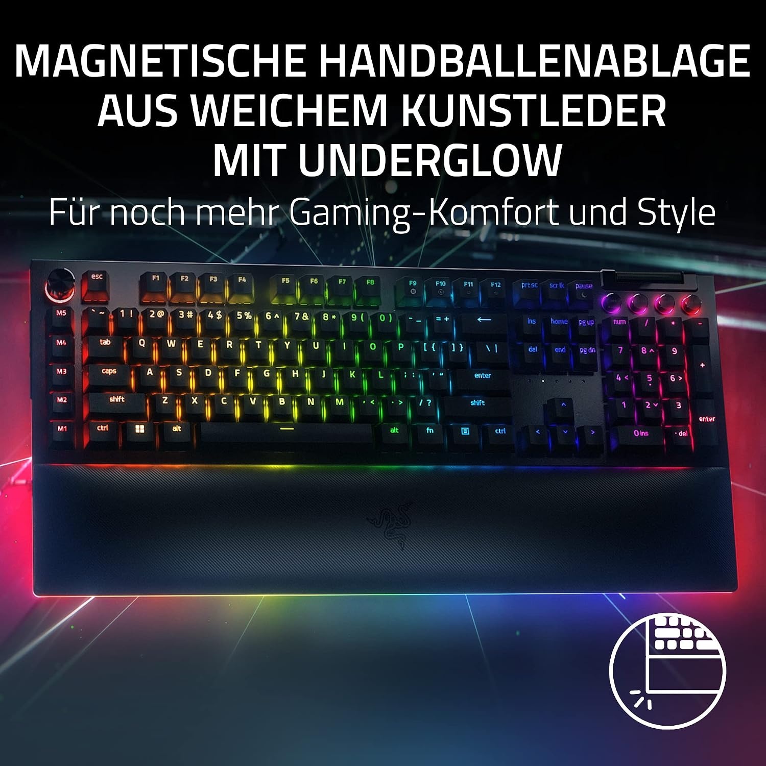 Mechanisch Gaming Toetsenbord BlackWidow V4 Pro met 35% Korting
