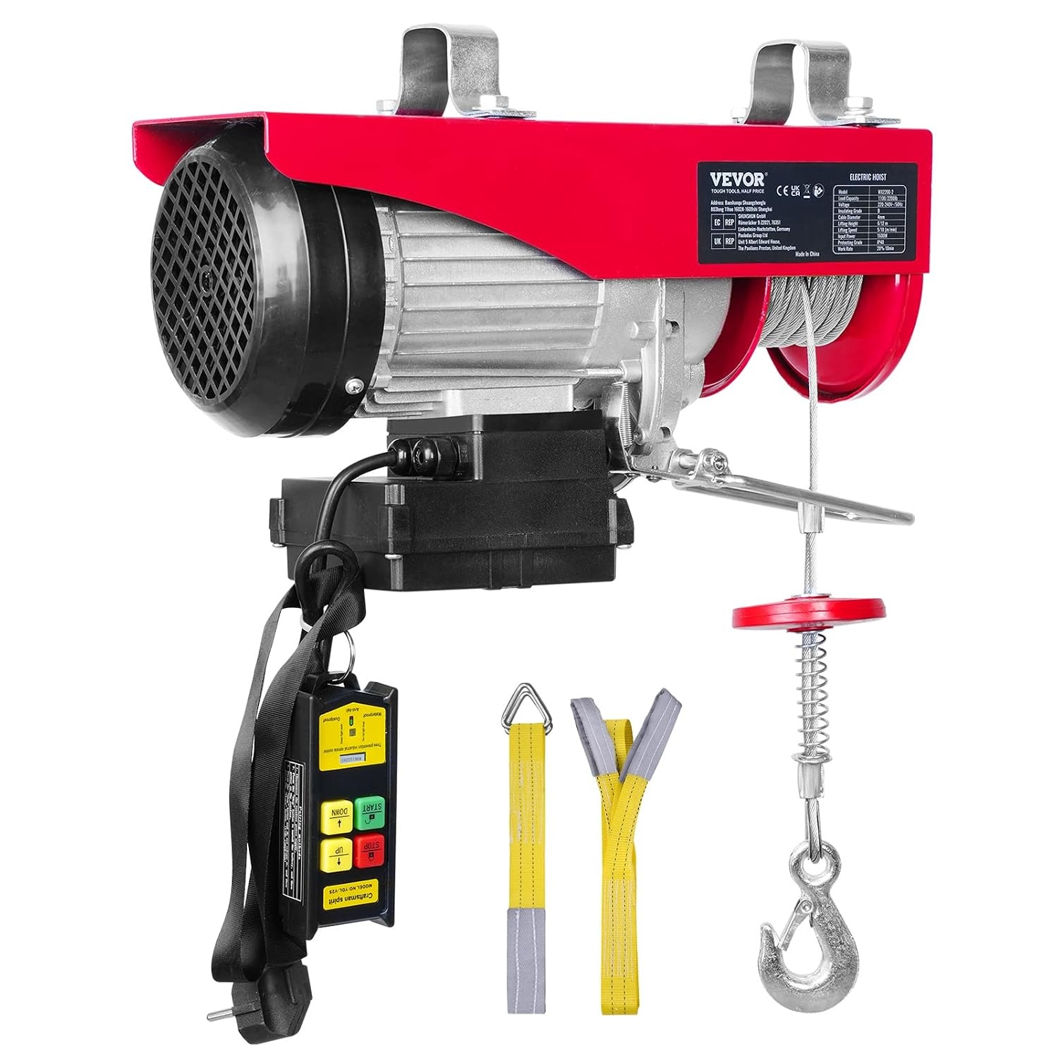 Elektrische Kabeltakel 1000kg 12m - 35% Korting!