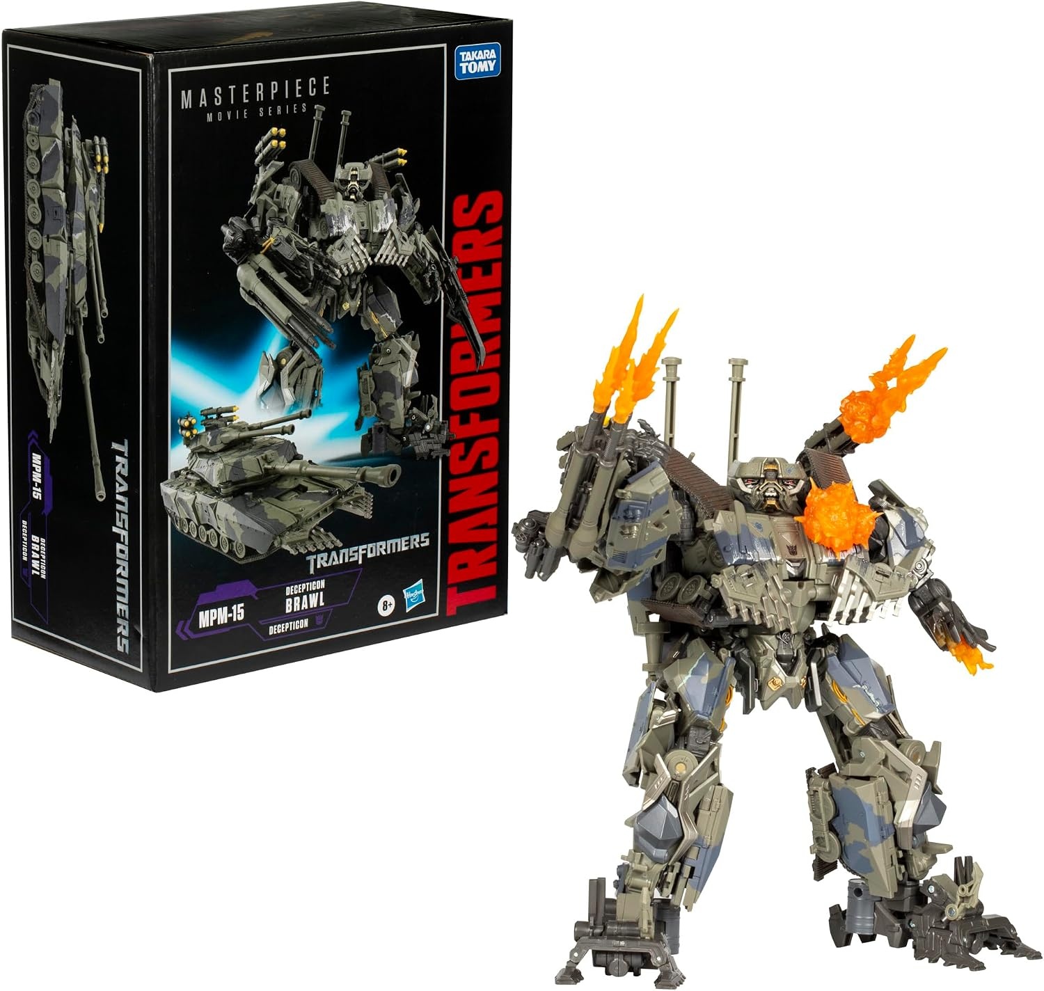 Decepticon Brawl Actiefiguur Zwart 26cm Masterpiece - 30% Korting