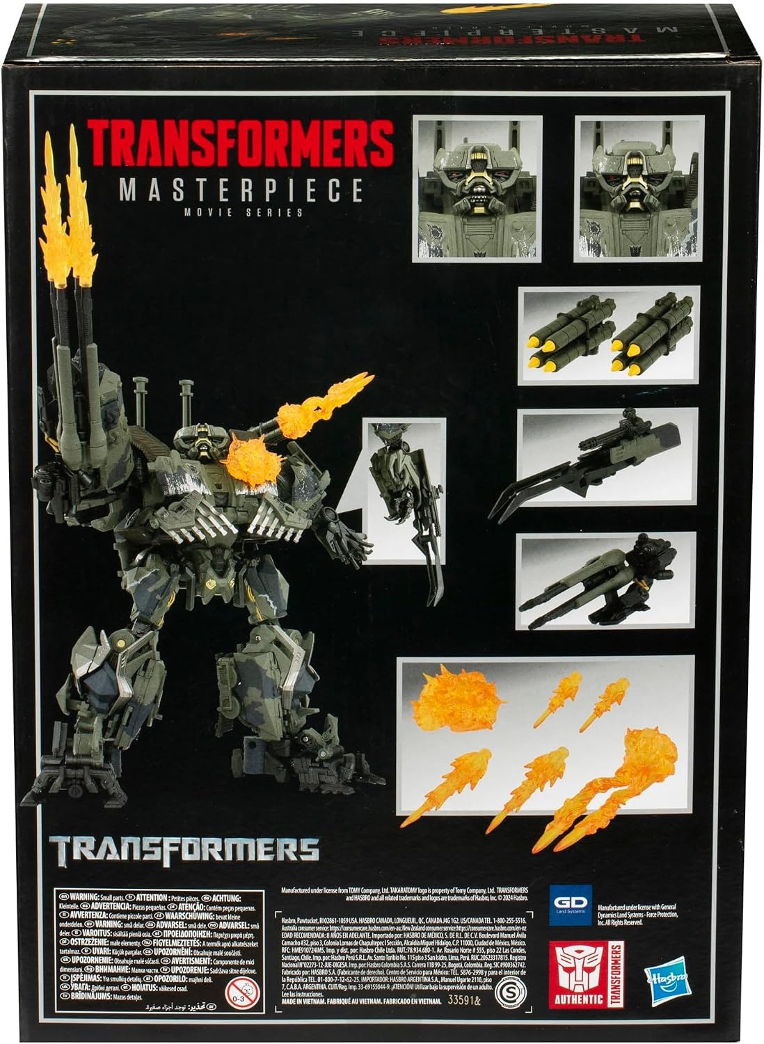 Decepticon Brawl Actiefiguur Zwart 26cm Masterpiece - 30% Korting