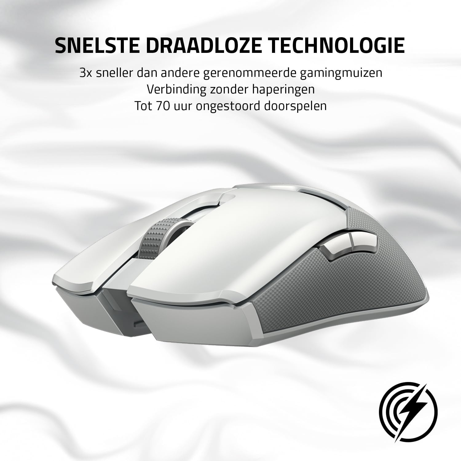 Draadloze Gaming Muis - 20000 DPI, Ultralicht 74g, RGB - 35% Korting