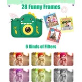 Digitale Kinder Camera 20MP Dubbele Lens - Groen | 33% Korting