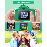 Digitale Kinder Camera 20MP Dubbele Lens - Groen | 33% Korting