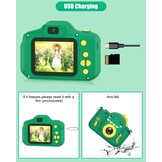 Digitale Kinder Camera 20MP Dubbele Lens - Groen | 33% Korting