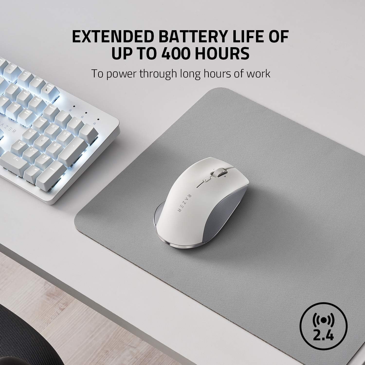Razer Pro Click Muis - Wit (34% Korting)