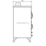 Houtkachel met Oven Prity FGR D - 50% Korting