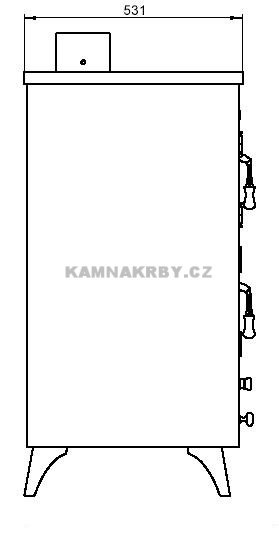 Houtkachel met Oven Prity FGR D - 50% Korting