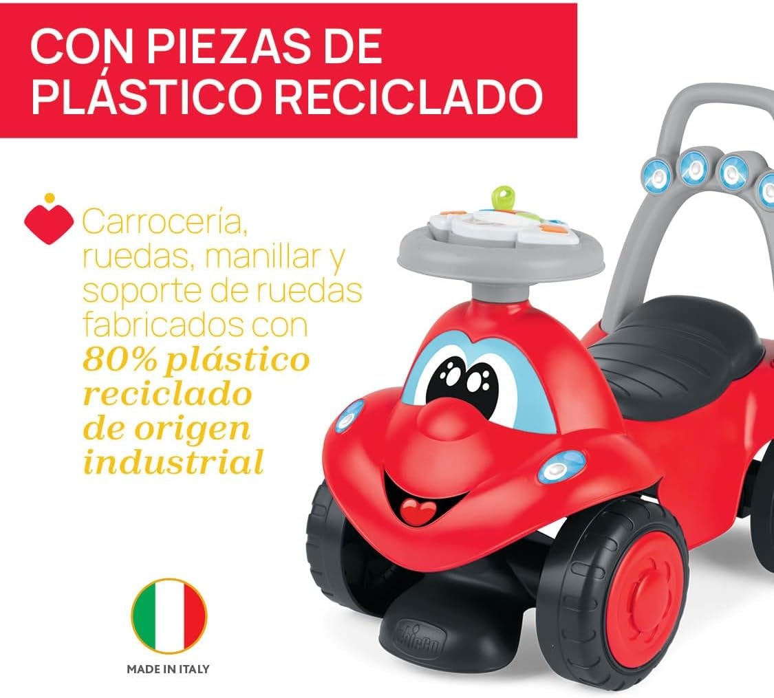 Chicco Billy Loopauto & Loopwagen Eco+ Rood - 34% Korting